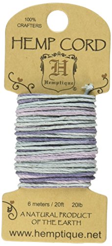 Hemptique (HEMP0) HMC20PAS-5PK #20 Mini-Karte, Hanf, Pastellfarben, 5 Stück